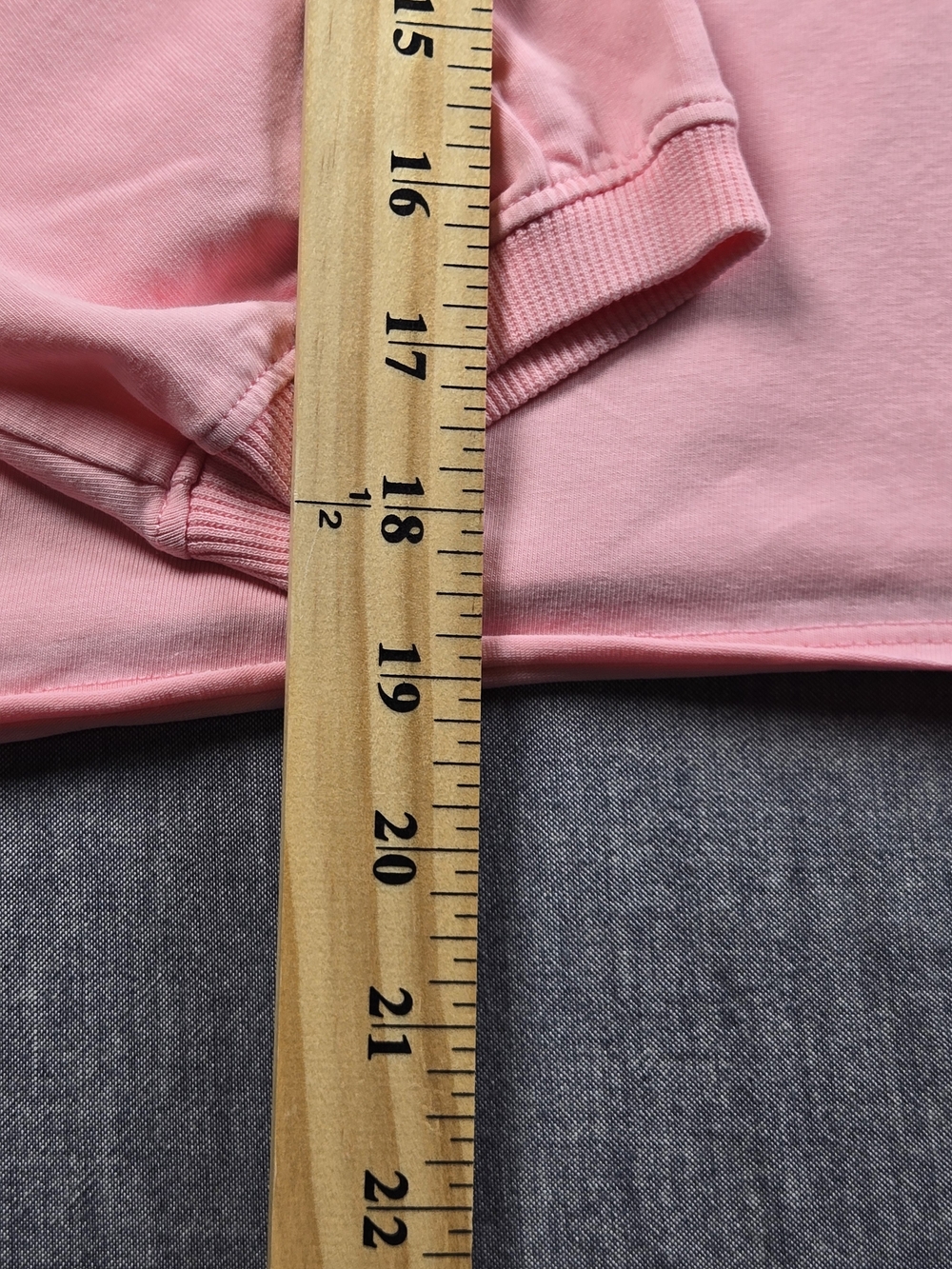 JoyLab Pink Ribbed Crewneck Sweatshirt - Picture 7 of 10